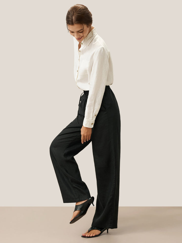 100% Linen Classic Pants LYON