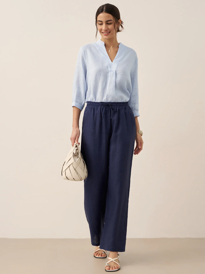 100% Linen Classic Pants LYON