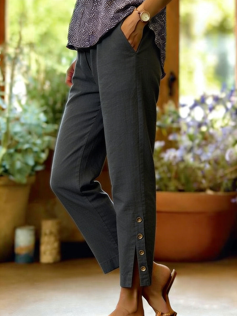 Firoxa™ | Lightweight Linen Pants for Effortless Comfort & Everyday Style