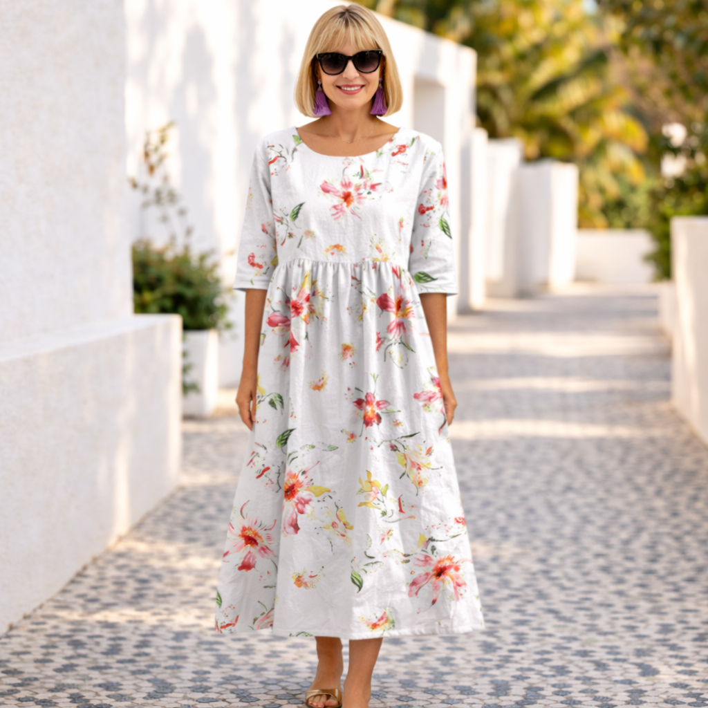 BRITTANY | Elegant Midi Dress