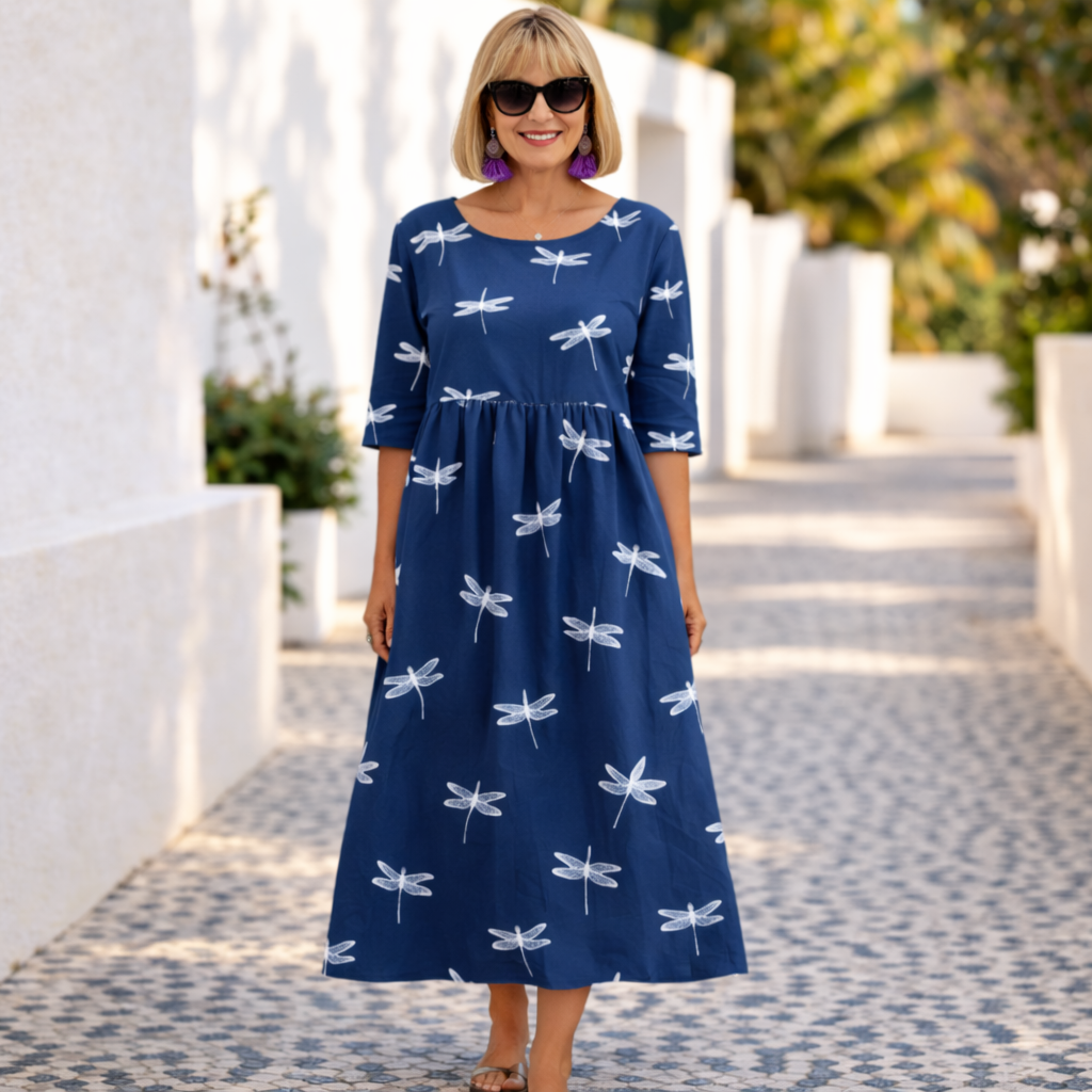 BRITTANY | Elegant Midi Dress