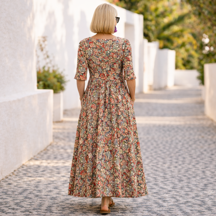 LAUREN | Elegant Midi Dress