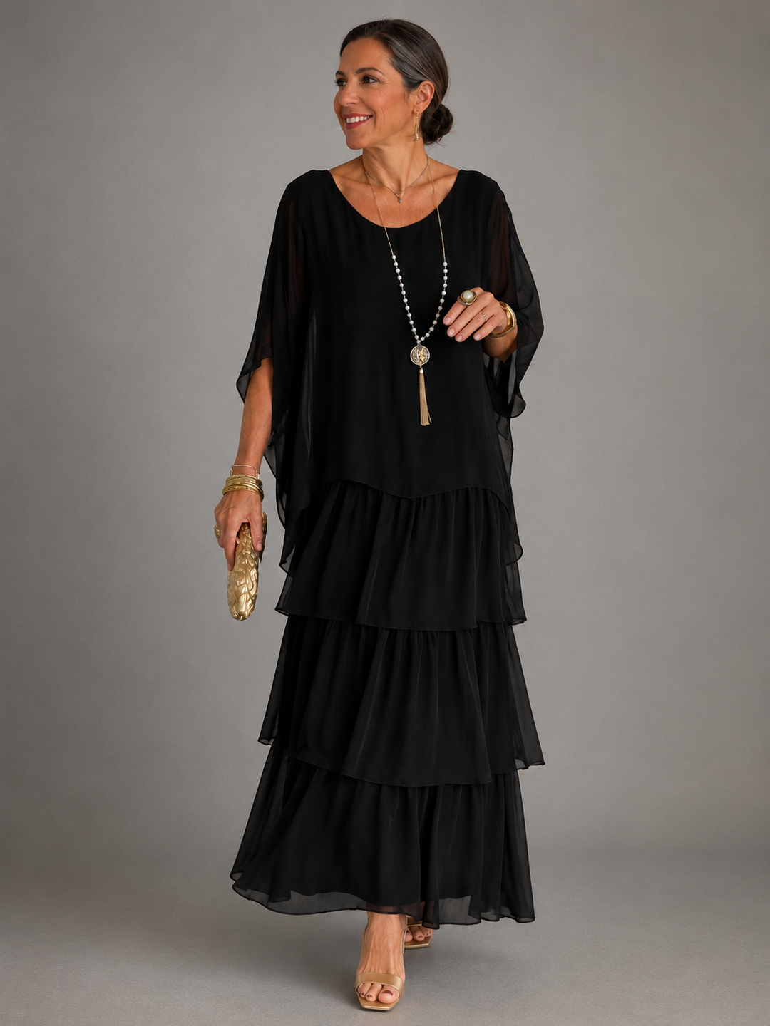 LARA™ | Elegant Flowing Maxi Dress