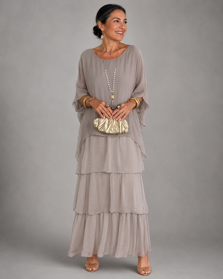 LARA™ | Elegant Flowing Maxi Dress