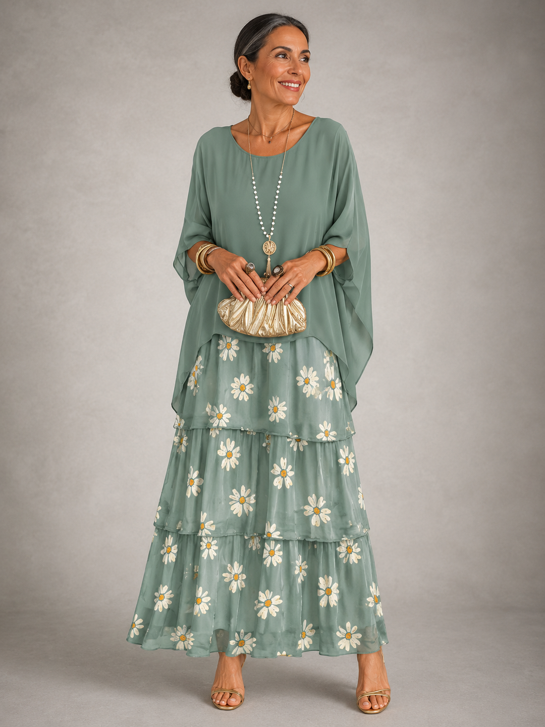 LARA™ | Elegant Flowing Maxi Dress