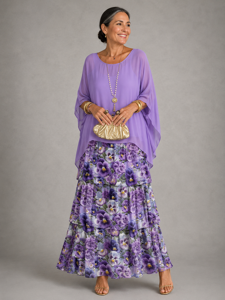 LARA™ | Elegant Flowing Maxi Dress