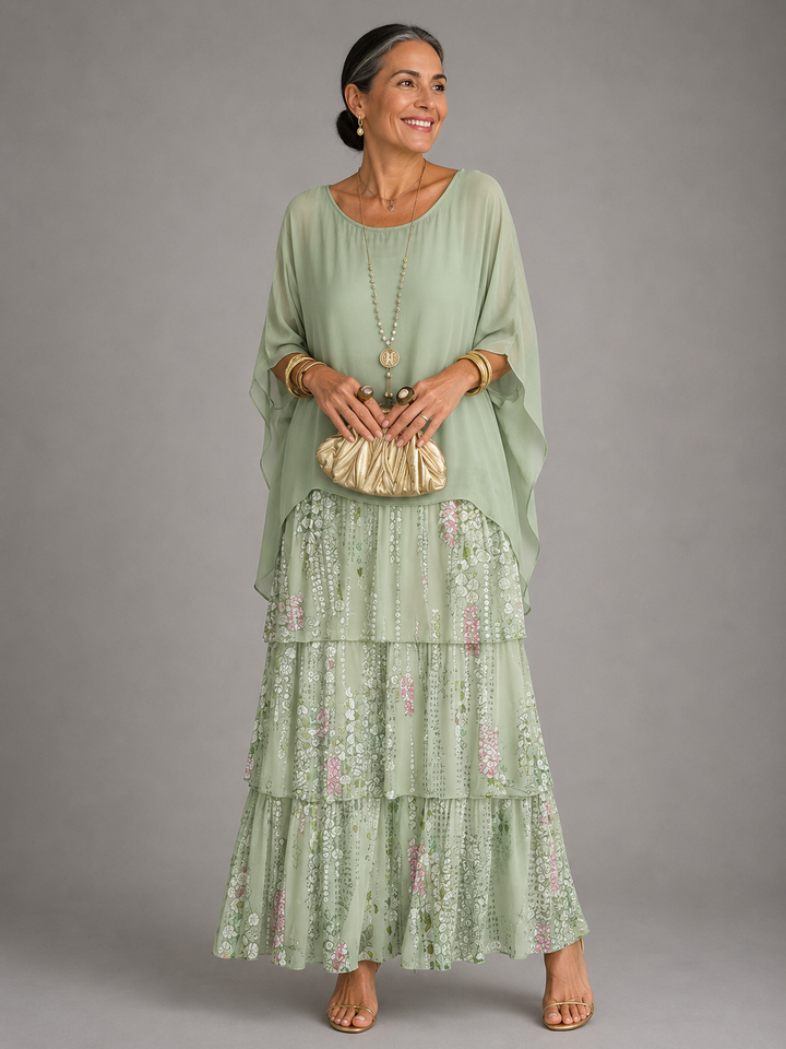 LARA™ | Elegant Flowing Maxi Dress