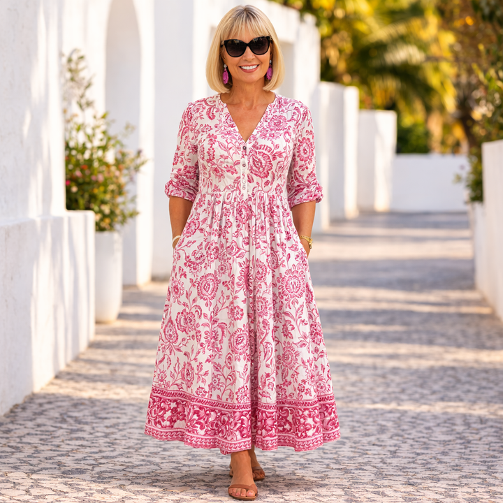 SAVANNAH | Elegant Midi Dress