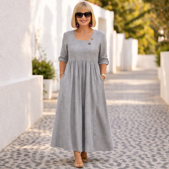 CHLOE| Elegant Midi Dress