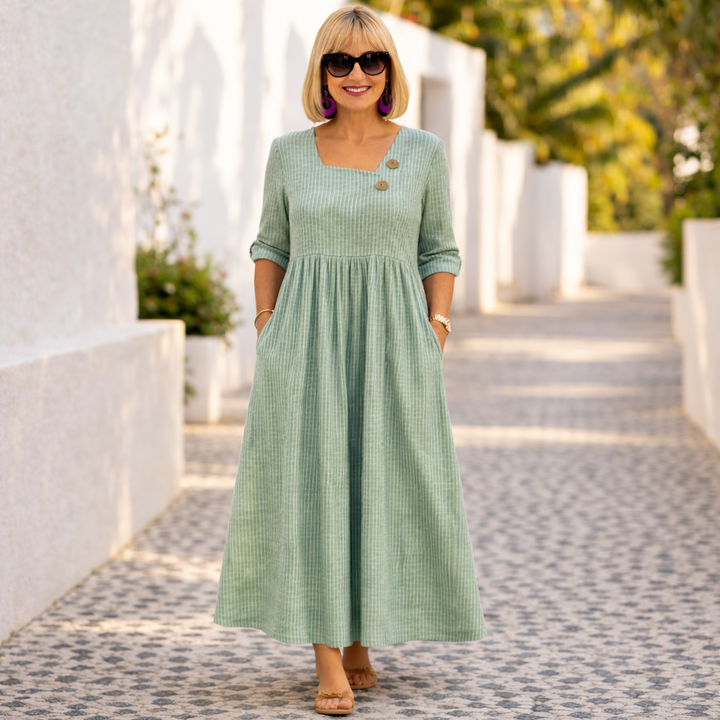 CHLOE| Elegant Midi Dress