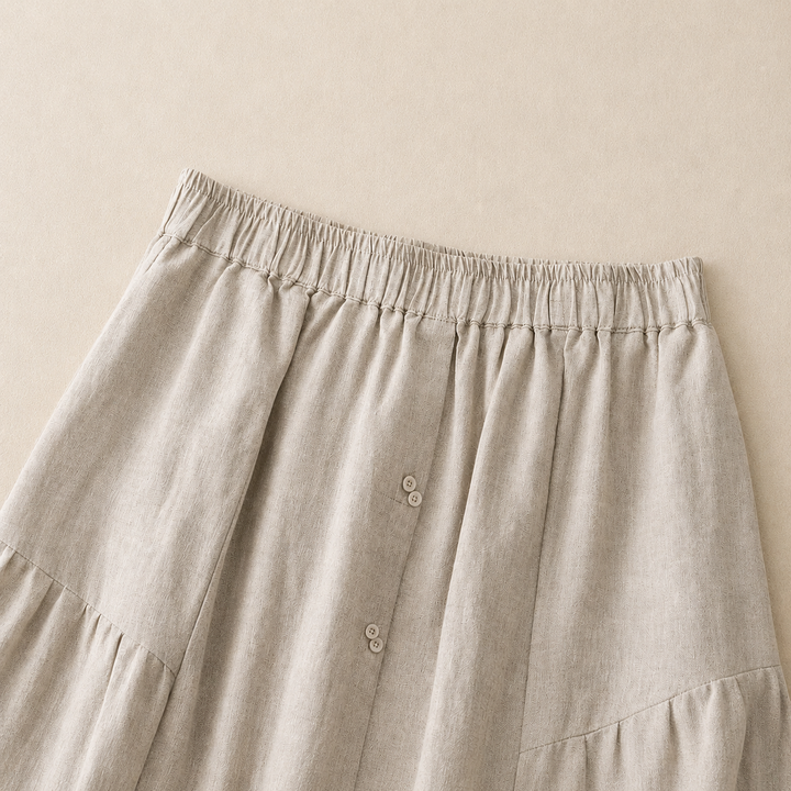 COLETTE Cotton Linen Skirt