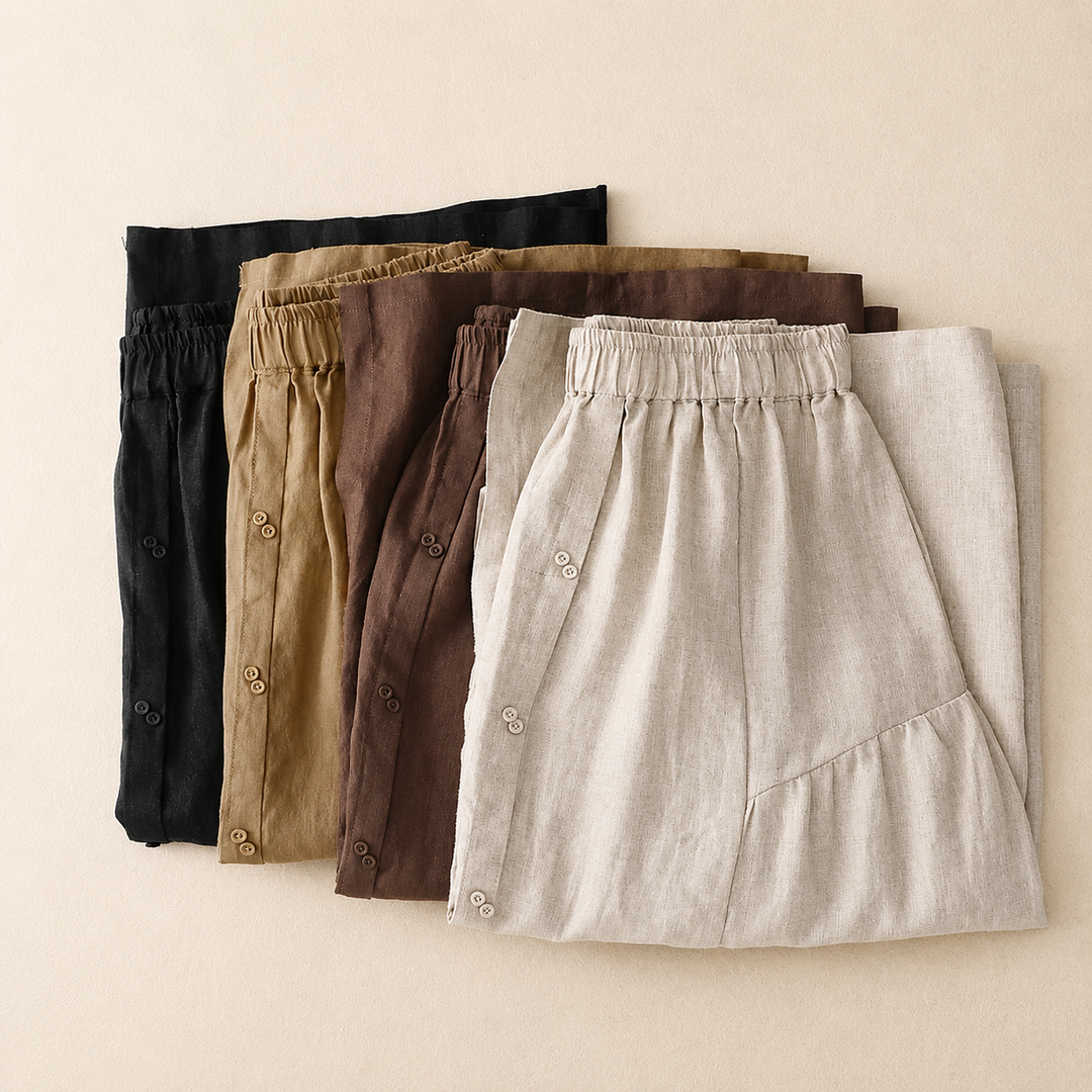 COLETTE Cotton Linen Skirt