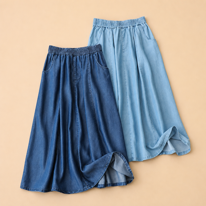 CAMILLE Denim Skirt
