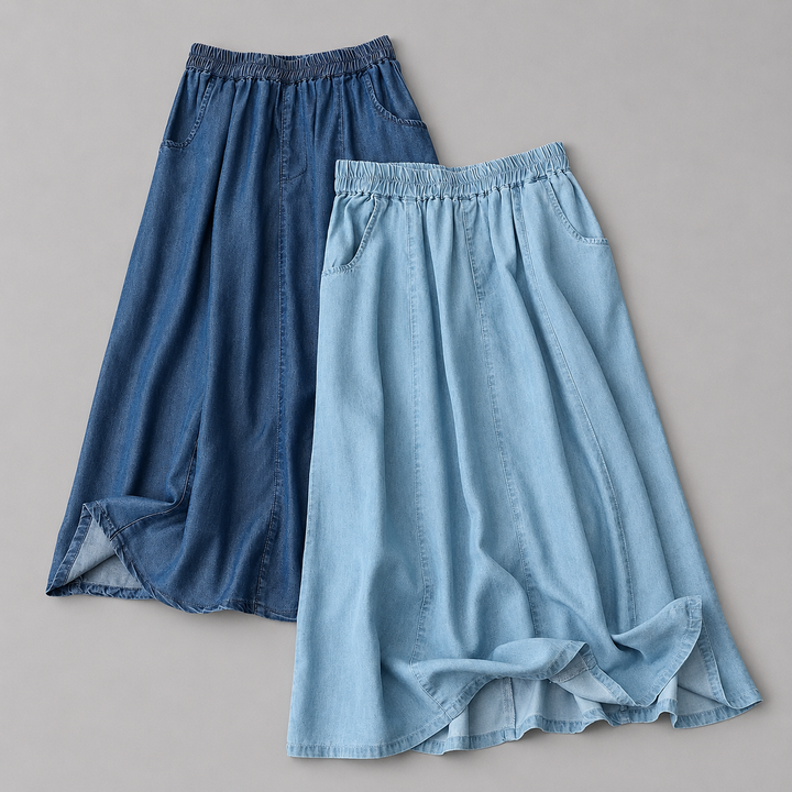 CAMILLE Denim Skirt
