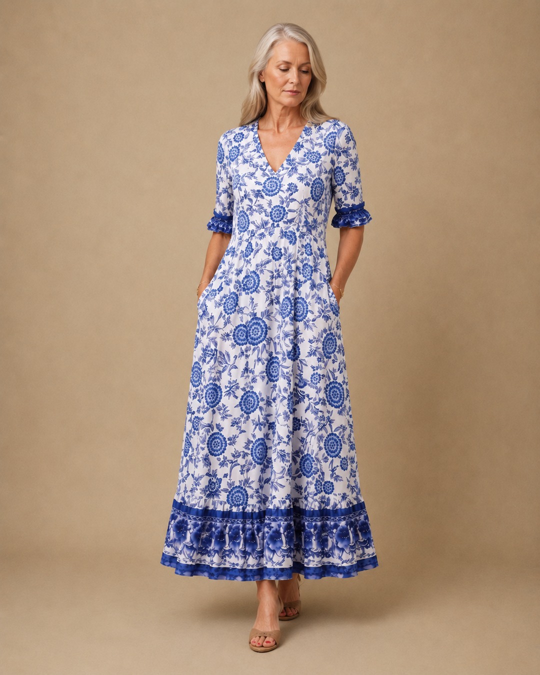 SAVANNAH | Elegant Midi Dress