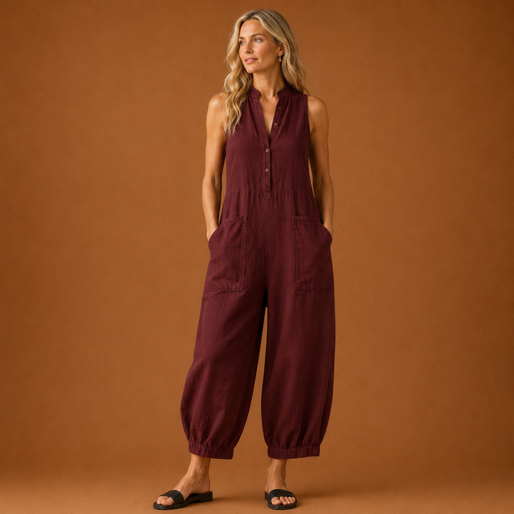 LUCINDA| Elegant Sleeveless Jumpsuit