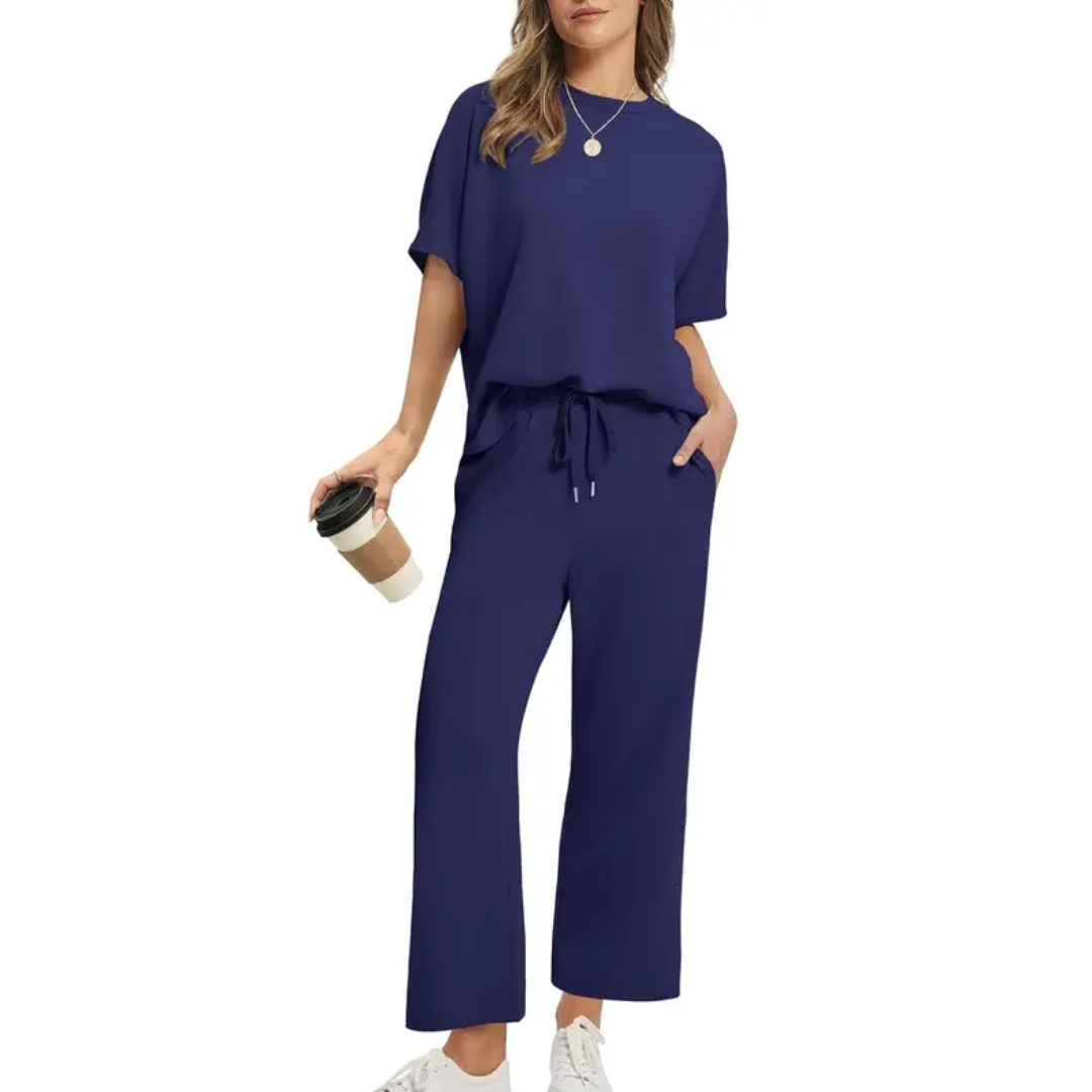 BRISA™ - Oversized Wide Leg Two Piece Set