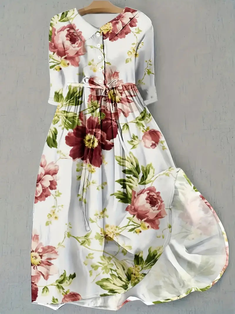 Victoria | Classic Floral Dress