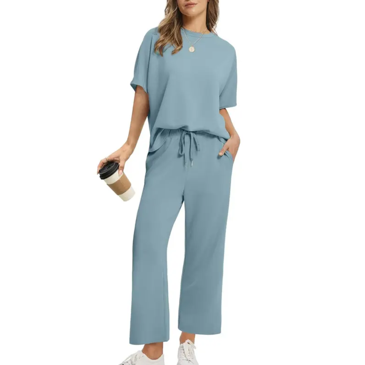 BRISA™ - Oversized Wide Leg Two Piece Set