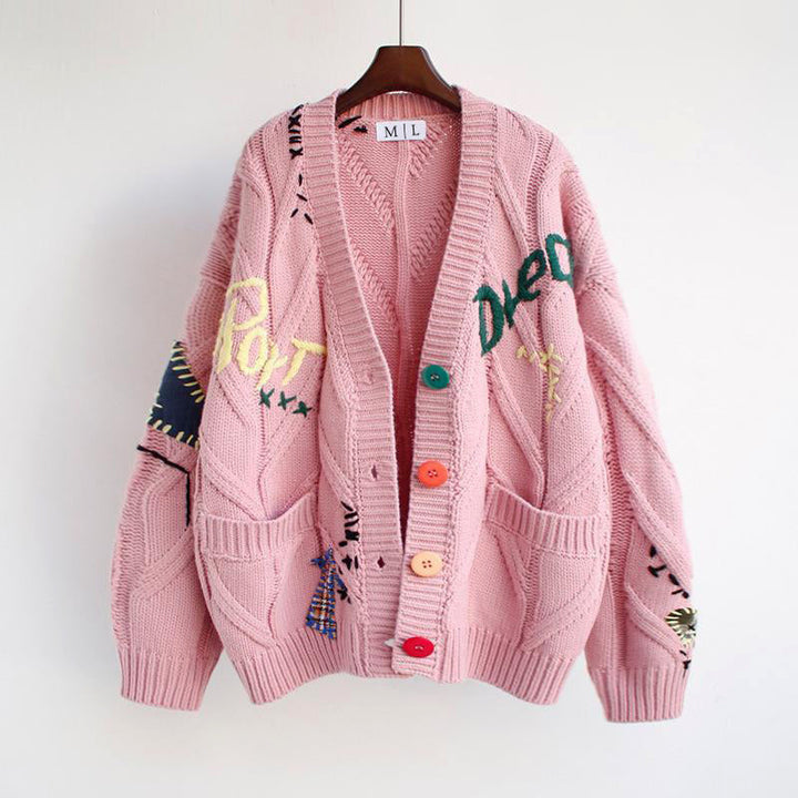 Retro Revival Cardigan by Valentina Rossi