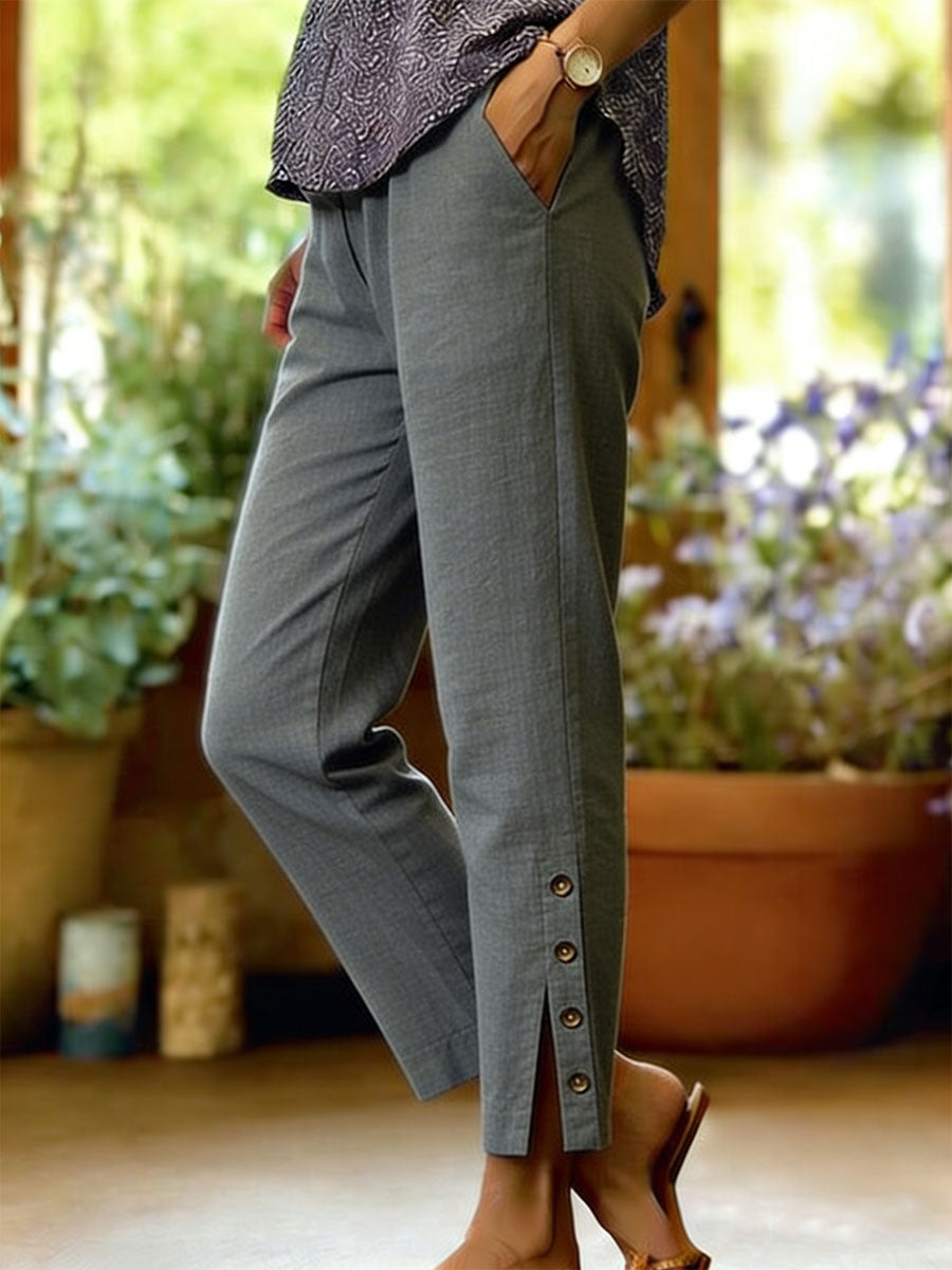 Firoxa™ | Lightweight Linen Pants for Effortless Comfort & Everyday Style