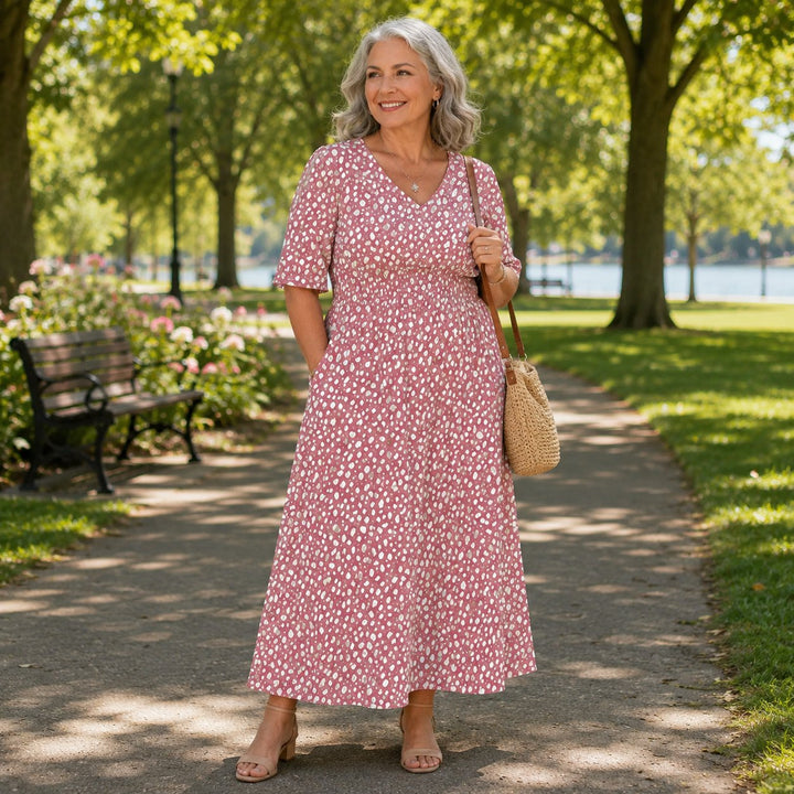 FRANCESCA | Elegant Midi Dress