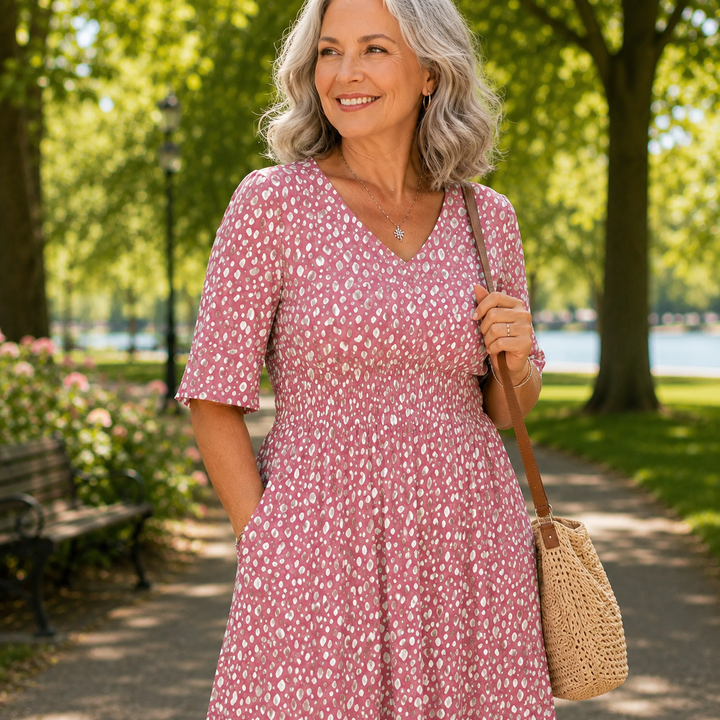 FRANCESCA | Elegant Midi Dress