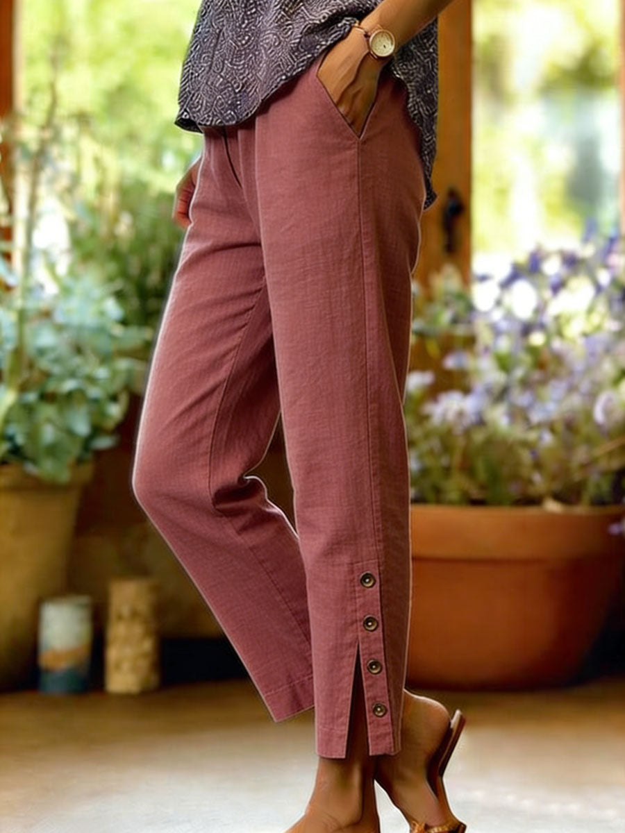 Firoxa™ | Lightweight Linen Pants for Effortless Comfort & Everyday Style