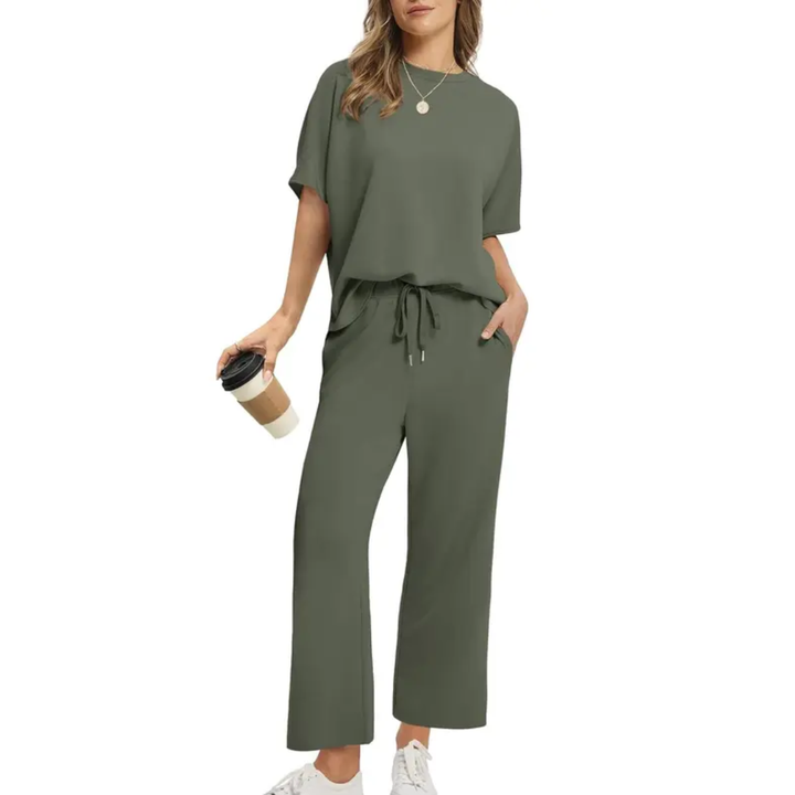 BRISA™ - Oversized Wide Leg Two Piece Set