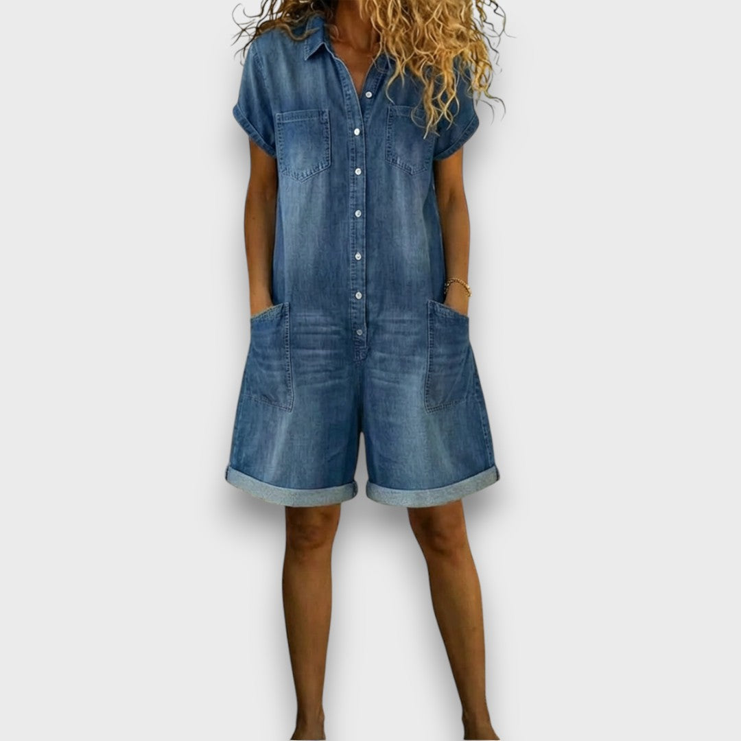 SOPHIE | Relaxed Vintage Short Overalls